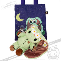 Load image into Gallery viewer, Plushie Dreadfuls - Compost Zombie Rabbit - Plush Stuffed Animal toy
