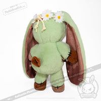 Load image into Gallery viewer, Plushie Dreadfuls - Compost Zombie Rabbit - Plush Stuffed Animal toy
