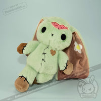 Load image into Gallery viewer, Plushie Dreadfuls - Compost Zombie Rabbit - Plush Stuffed Animal toy
