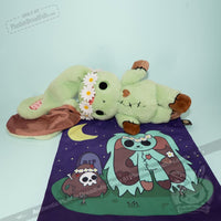 Load image into Gallery viewer, Plushie Dreadfuls - Compost Zombie Rabbit - Plush Stuffed Animal toy
