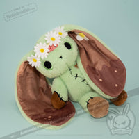 Load image into Gallery viewer, Plushie Dreadfuls - Compost Zombie Rabbit - Plush Stuffed Animal toy
