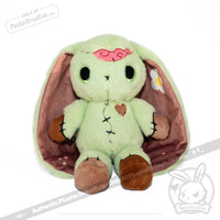 Load image into Gallery viewer, Plushie Dreadfuls - Compost Zombie Rabbit - Plush Stuffed Animal toy
