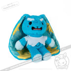 Plushie Dreadfuls - Crashing Out Cowbun Rabbit - Plush Stuffed Animal toy