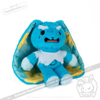 Load image into Gallery viewer, Plushie Dreadfuls - Crashing Out Cowbun Rabbit - Plush Stuffed Animal toy
