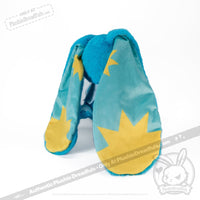 Load image into Gallery viewer, Plushie Dreadfuls - Crashing Out Cowbun Rabbit - Plush Stuffed Animal toy
