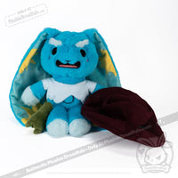 Load image into Gallery viewer, Plushie Dreadfuls - Crashing Out Cowbun Rabbit - Plush Stuffed Animal toy
