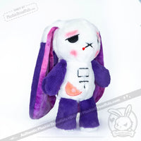 Load image into Gallery viewer, Plushie Dreadfuls - Crohns Disease Rabbit - Plush Stuffed Animal - Mysterious
