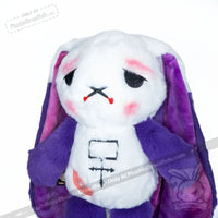 Load image into Gallery viewer, Plushie Dreadfuls - Crohns Disease Rabbit - Plush Stuffed Animal - Mysterious
