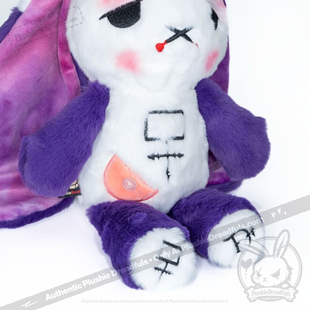 Plushie Dreadfuls - Crohns Disease Rabbit - Plush Stuffed Animal - Mysterious