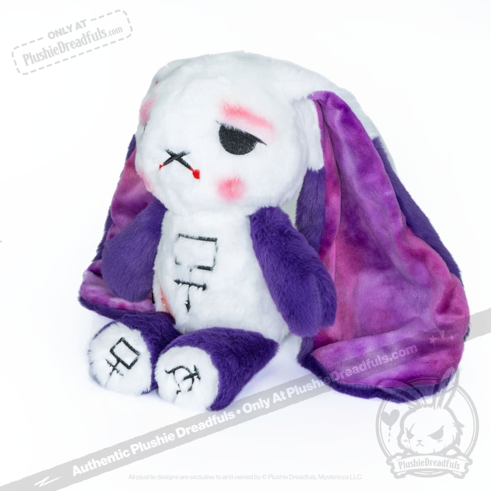 Plushie Dreadfuls - Crohns Disease Rabbit - Plush Stuffed Animal - Mysterious