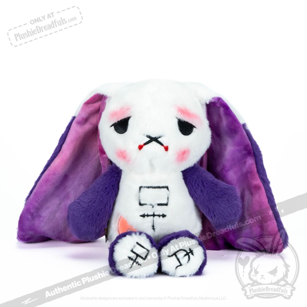 Plushie Dreadfuls - Crohns Disease Rabbit - Plush Stuffed Animal - Mysterious