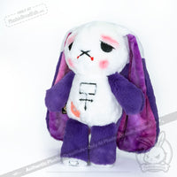 Load image into Gallery viewer, Plushie Dreadfuls - Crohns Disease Rabbit - Plush Stuffed Animal - Mysterious
