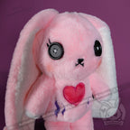 Plushie Dreadfuls - Cushing's Syndrome Bunny - Plush Stuffed Animal - Mysterious