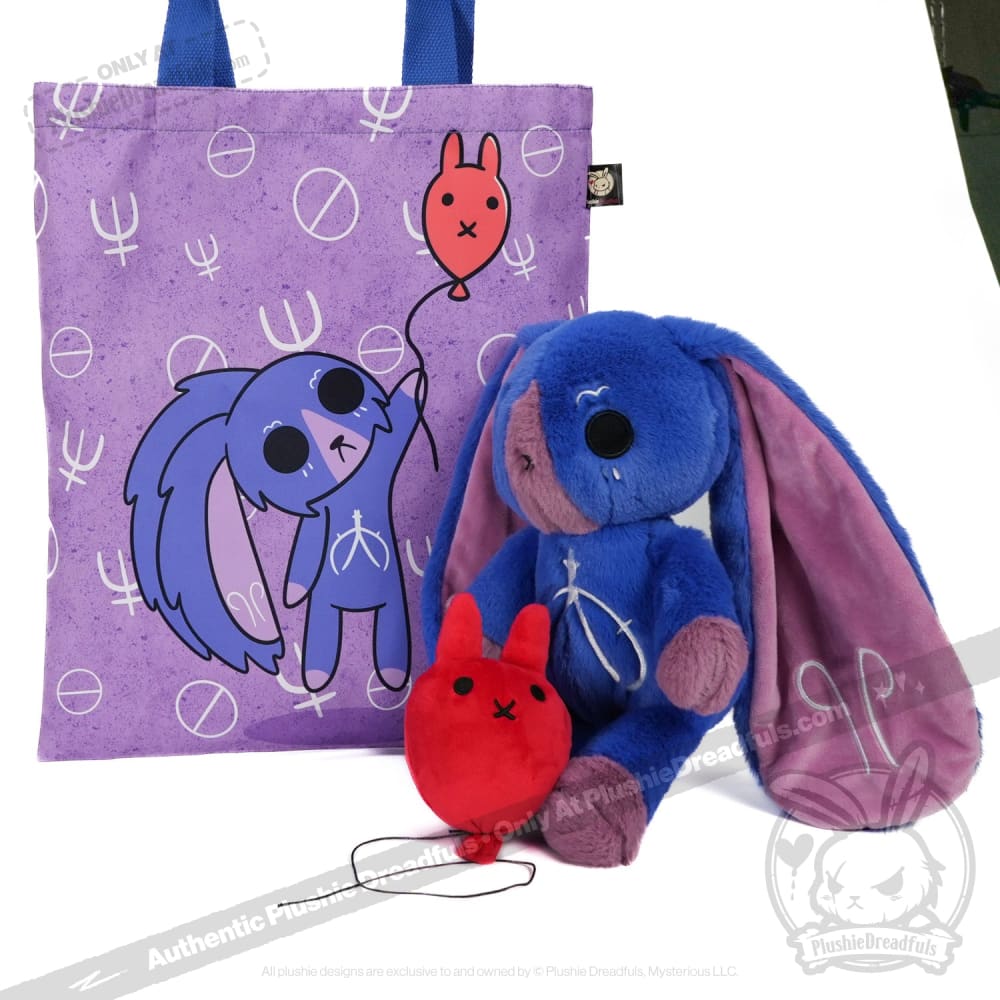 Plushie Dreadfuls - Cystic Fibrosis Rabbit - Plush Stuffed Animal - Mysterious