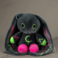 Load image into Gallery viewer, Plushie Dreadfuls - Depersonalization-Derealization Disorder (Dpdr) Rabbit Plush Stuffed Animal Toy
