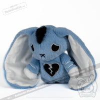 Load image into Gallery viewer, Plushie Dreadfuls - Depression Rabbit V2 Mohawk Edition- Plush Stuffed Animal Toy
