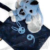 Load image into Gallery viewer, Plushie Dreadfuls - Depression Rabbit V2 Mohawk Edition- Plush Stuffed Animal Toy
