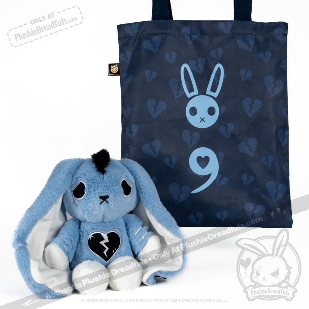 Plushie Dreadfuls - Depression Rabbit V2 Mohawk Edition- Plush Stuffed Animal Toy