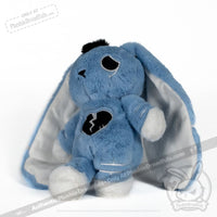 Load image into Gallery viewer, Plushie Dreadfuls - Depression Rabbit V2 Mohawk Edition- Plush Stuffed Animal Toy
