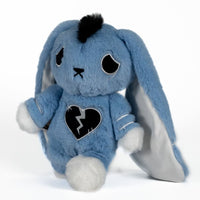 Load image into Gallery viewer, Plushie Dreadfuls - Depression Rabbit V2 Mohawk Edition- Plush Stuffed Animal Toy
