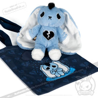 Load image into Gallery viewer, Plushie Dreadfuls - Depression Rabbit V2 Mohawk Edition- Plush Stuffed Animal Toy
