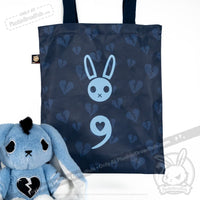 Load image into Gallery viewer, Plushie Dreadfuls - Depression Rabbit V2 Mohawk Edition- Plush Stuffed Animal Toy
