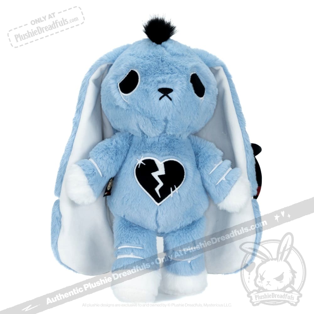 Plushie Dreadfuls - Depression Rabbit V2 - Plush Stuffed Animal Mohawk Toy