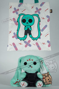 Load image into Gallery viewer, Plushie Dreadfuls - Dermatillomania Rabbit Plush Stuffed Animal Plush
