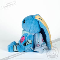 Load image into Gallery viewer, Plushie Dreadfuls - Diabetes Warrior Bunny - Plush Stuffed Animal - Mysterious
