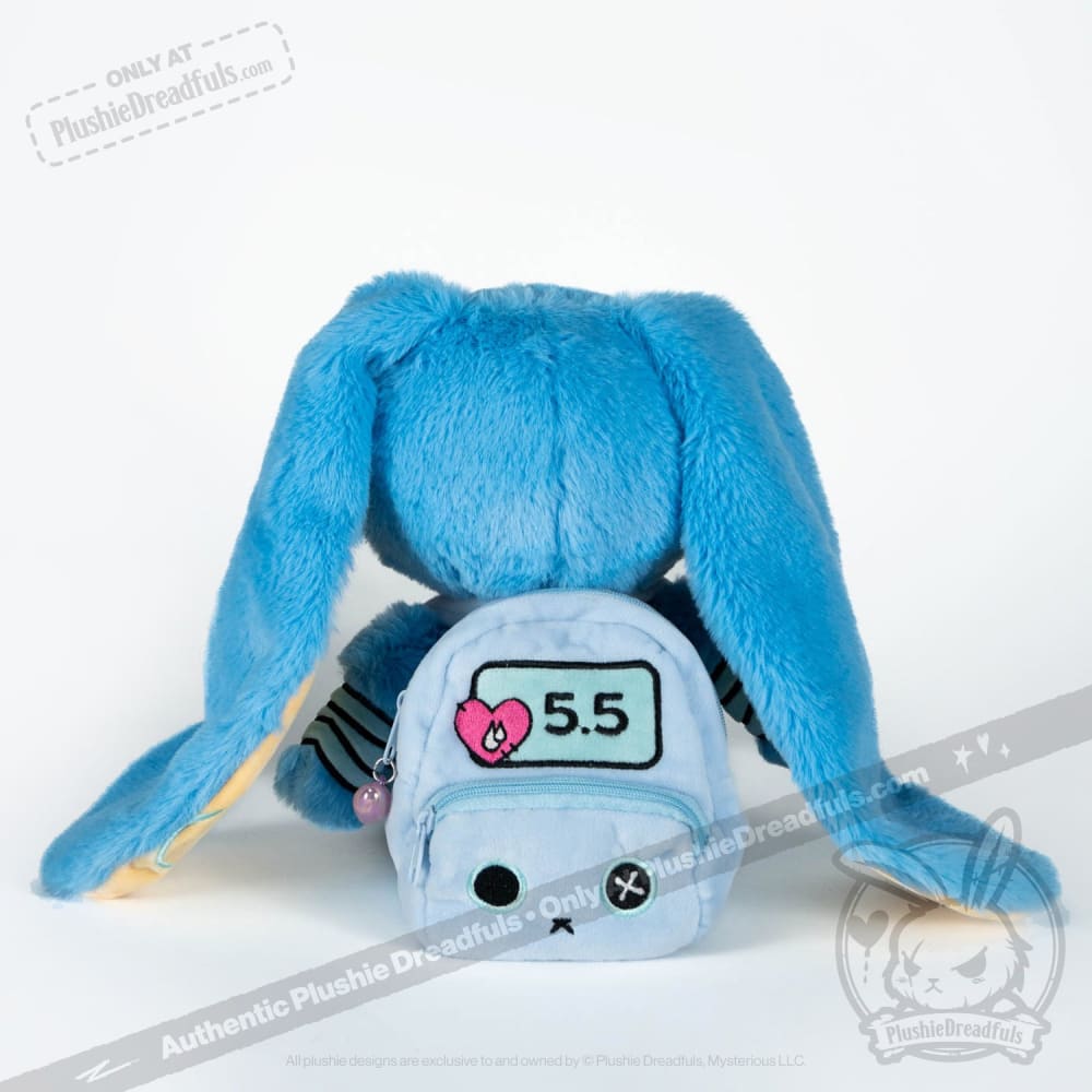 Plushie Dreadfuls - Diabetes Warrior Bunny - Plush Stuffed Animal - Mysterious