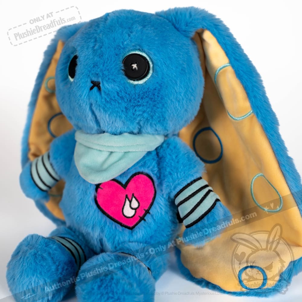 Plushie Dreadfuls - Diabetes Warrior Bunny - Plush Stuffed Animal - Mysterious