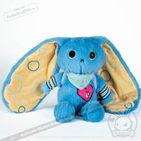 Load image into Gallery viewer, Plushie Dreadfuls - Diabetes Warrior Bunny - Plush Stuffed Animal - Mysterious
