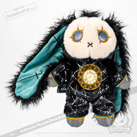 Load image into Gallery viewer, Plushie Dreadfuls - Dissociation Rabbit - Plush Stuffed Animal - Mysterious
