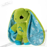 Load image into Gallery viewer, Plushie Dreadfuls - Dyscalculia Rabbit Plush Stuffed Animal Plush
