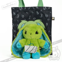 Load image into Gallery viewer, Plushie Dreadfuls - Dyscalculia Rabbit Plush Stuffed Animal Plush
