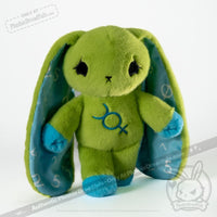 Load image into Gallery viewer, Plushie Dreadfuls - Dyscalculia Rabbit Plush Stuffed Animal Plush
