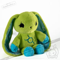 Load image into Gallery viewer, Plushie Dreadfuls - Dyscalculia Rabbit Plush Stuffed Animal Plush
