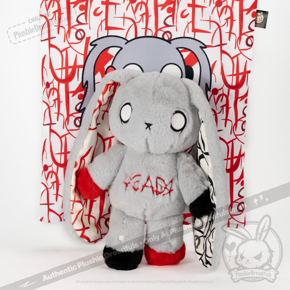 Plushie Dreadfuls - Dyslexia Rabbit Plush Stuffed Animal Plush