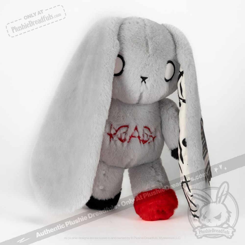 Plushie Dreadfuls - Dyslexia Rabbit - Plush Stuffed Animal