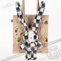 Load image into Gallery viewer, Plushie Dreadfuls - Dyspraxia Rabbit Plush Stuffed Animal Plush
