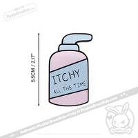 Load image into Gallery viewer, Plushie Dreadfuls - Eczema Lotion Buddy Enamel Pin Pin
