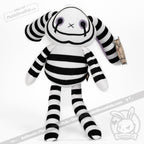 Plushie Dreadfuls - Ehlers Danlos Hypermobility Type Rabbit Plush Stuffed Animal Toy