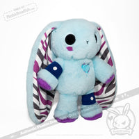 Load image into Gallery viewer, Plushie Dreadfuls - Ehlers Danlos V2 Rabbit - Plush Stuffed Animal toy
