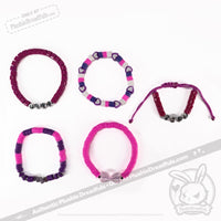 Load image into Gallery viewer, Plushie Dreadfuls - Electric Love Rabbit Stacking Friendship Bracelet Bracelet
