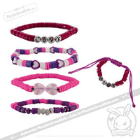 Load image into Gallery viewer, Plushie Dreadfuls - Electric Love Rabbit Stacking Friendship Bracelet Bracelet
