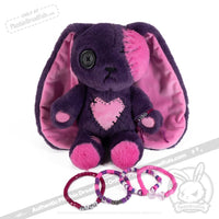 Load image into Gallery viewer, Plushie Dreadfuls - Electric Love Rabbit Stacking Friendship Bracelet Bracelet
