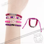 Plushie Dreadfuls - Electric Love Rabbit Stacking Friendship Bracelet Bracelet