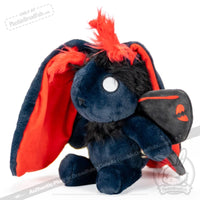 Load image into Gallery viewer, Plushie Dreadfuls -Emo Moth Rabbit - Plush Stuffed Animal Plush

