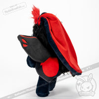 Load image into Gallery viewer, Plushie Dreadfuls -Emo Moth Rabbit - Plush Stuffed Animal Plush
