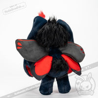 Load image into Gallery viewer, Plushie Dreadfuls -Emo Moth Rabbit - Plush Stuffed Animal Plush
